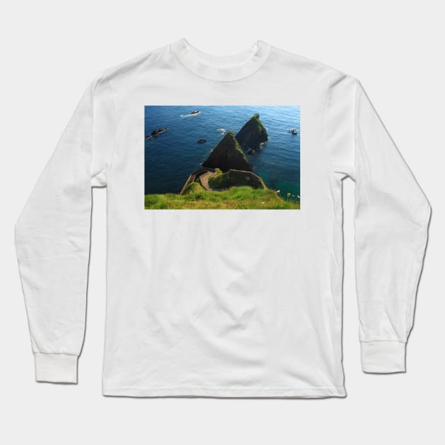 Dunquin Harbour Long Sleeve T-Shirt by Aidymcg